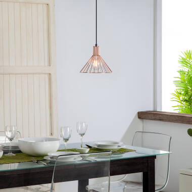 Immagine di Lampada a Sospensione in Metallo Sakur