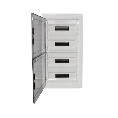 Scatola Incasso Spessore Ridotto KAPPA Porta Trasparente 54-72 moduli MAXGE