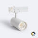 Bild von 3-Phasenstromschiene LED-Strahler 30W Fasano CCT Dimmbar Weiss