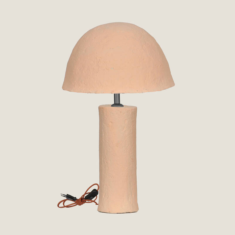 Image of Lámpara de Mesa Papel Maché Emiri 