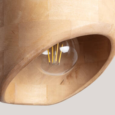 Bild von Pendelleuchte aus Holz Akesh I