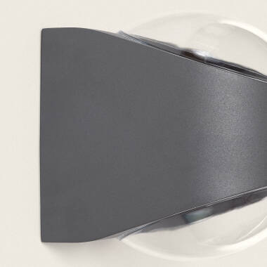 Image of Adelfa 12W Aluminium Double Sided Outdoor LED Wall Lamp 