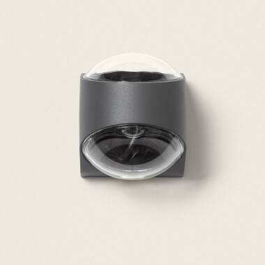 Image of Adelfa 12W Aluminium Double Sided Outdoor LED Wall Lamp 