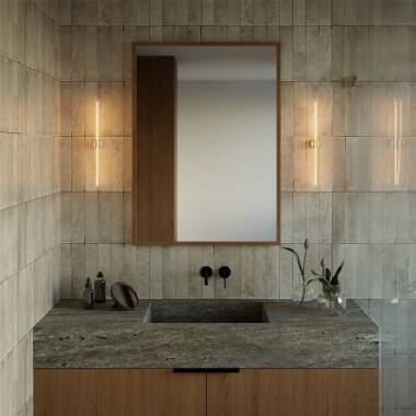 Immagine di Portalampada Esse14 da Bagno IP44 per lampadine S14d PLS14DPB CREATIVE-CABLES