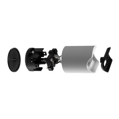 Immagine di Portalampada Esse14 da Bagno IP44 per lampadine S14d PLS14DPB CREATIVE-CABLES