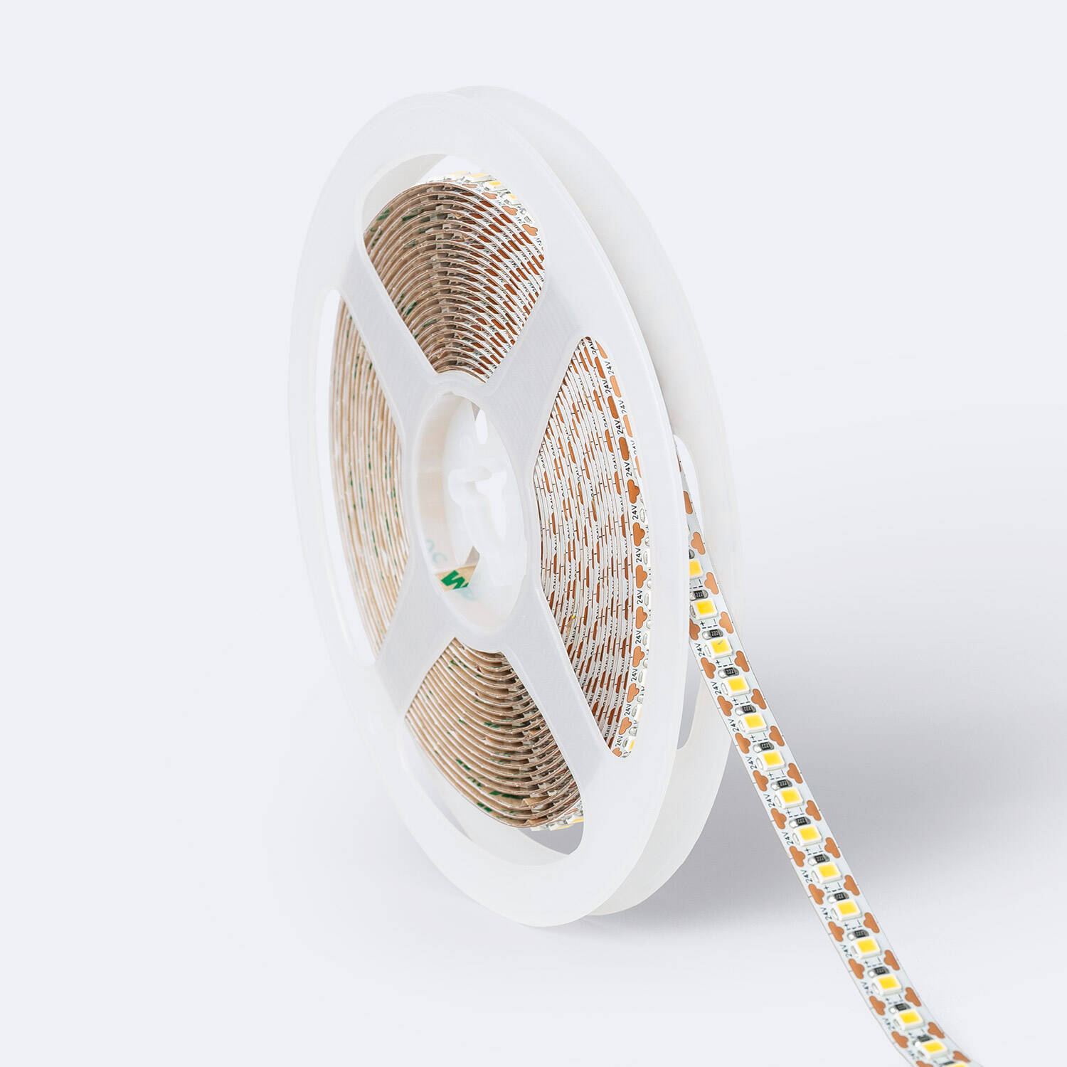 Taśma LED 24V SMD 160 LED/m 5m 15W/m 1650lm/m Szerokość 8mm FreeCut IP20 - widok 2