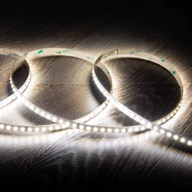 5m 24V LED Strip SMD 140LED/m 12W/m 1400lm/m 8mm Wide Cut at Every 5cm IP20