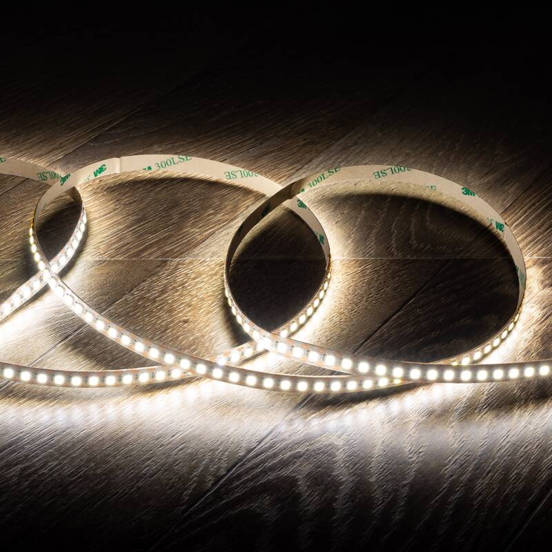 Image of 5m 24V LED Strip SMD 160LED/m 15W/m 1650lm/m 8mm Wide FreeCut IP20