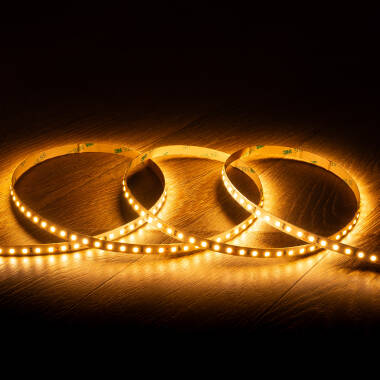 Led Strip 24V SMD 120 LED/m 5m 16W/m 2000lm/m High Lumen Breedte 8mm te kippen om de 5cm IP20