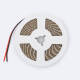 Immagine di Bobina 5m Striscia LED 24V SMD 120 LED/m 16W/m 2000lm/m High Lumen Larga 8mm IP20 Taglio 5cm