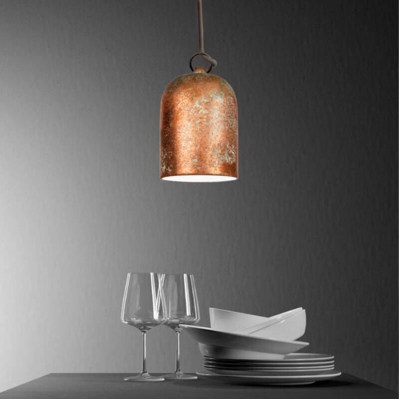 Immagine di Lampada a Sospensione CREATIVE-CABLES Modello PDM Mini Campana XS 