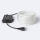 Afbeelding van LED Strip RGB  220V SMD 60 LED / m 9,5W / m Breedte 14,5 mm in te korten om de  100cm IP65 met Controller