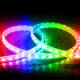 Afbeelding van LED Strip RGB  220V SMD 60 LED / m 9,5W / m Breedte 14,5 mm in te korten om de  100cm IP65 met Controller