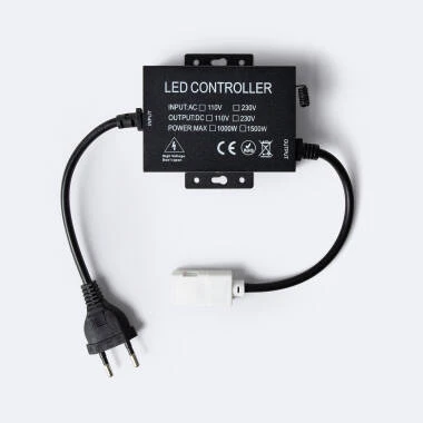 Contrôleur Ruban LED RGB 220V SMD Largeur 14,5 mm avec Télécommande