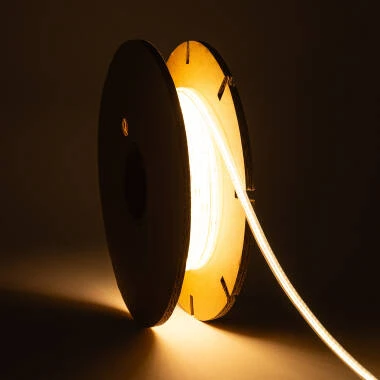 Led Strip Dimbaar 220V COB Zelfregulerend 480 LED/m ROL 20m 12W/m 900lm/m Super Smail Breedte 6.5mm te kippen 10cm IP65
