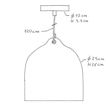 Image of Creative-Cables PDM_ Bell M LED Pendant Lamp
