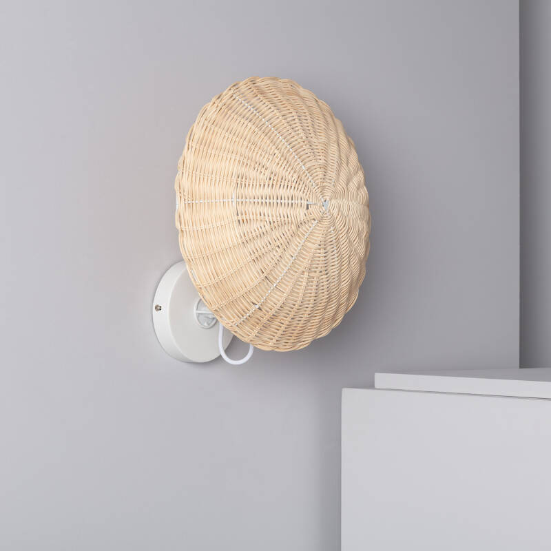 Afbeelding van Wandlamp Rotan Salmor 