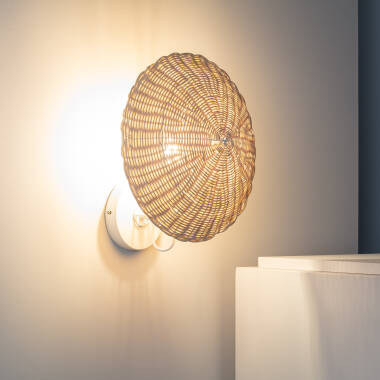Afbeelding van Wandlamp Rotan Salmor 