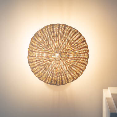 Afbeelding van Wandlamp Rotan Salmor 