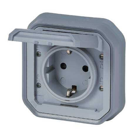 Base Prise Schuko 2P+T Encastrer avec Vis Monoblock LEGRAND 069833L