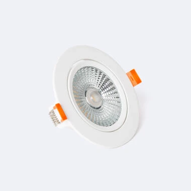 Faretto da Incasso LED 15W COB Superslim Orientabile Circolare Bianco Foro Ø100mm No Flicker LIFUD