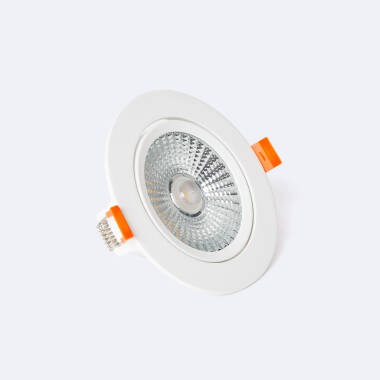 Spot LED Downlight Superslim COB LIFUD Rond Orientable 15W Blanc CRI90 Expert Color No Flicker Coupe Ø 100mm