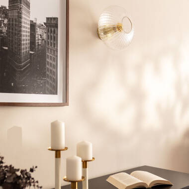 Afbeelding van Plafondlamp Metaal en Glas Prometeo