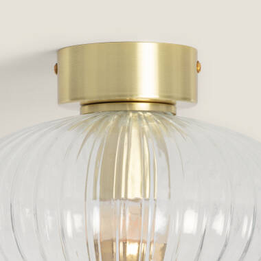 Afbeelding van Plafondlamp Metaal en Glas Prometeo