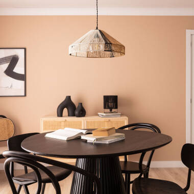 Image of Dumas Braided Paper Pendant Lamp 