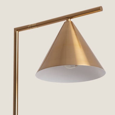 Bild von Stehlampe aus Marmor und Metall Tinos