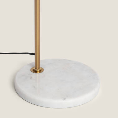 Bild von Stehlampe aus Marmor und Metall Tinos