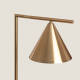 Image de Lampadaire Marbre et Métal Tinos