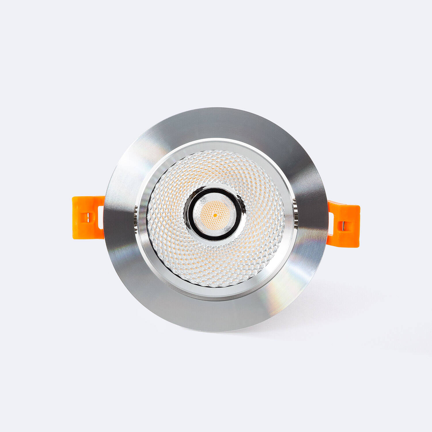 Oczko Downlight LED 12W COB Nastawne Okrągłe (UGR19) Srebrne Średnica Wycięcia Ø 90 mm Anti Flicker - widok szczegółowy
