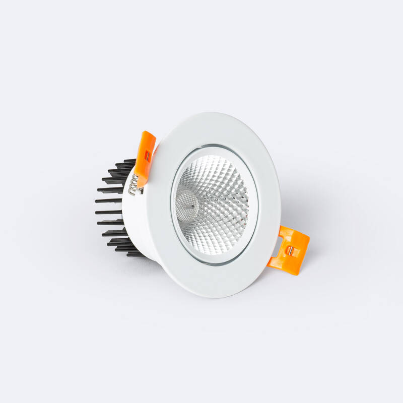 Afbeelding van Downlight COB Rond Richtbaar LED 7W wit Zaag maat Ø 70 mm No Flicker