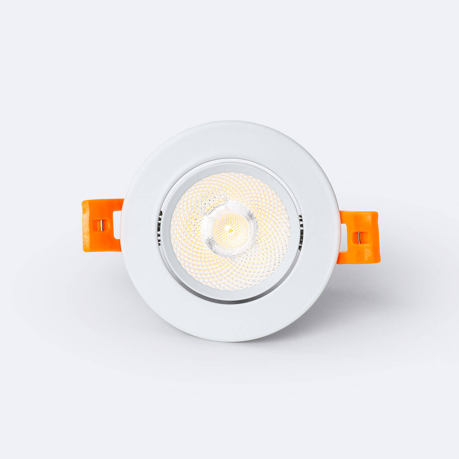 Oczko Downlight LED 7W COB Nastawne Okrągłe Białe Średnica Wycięcia Ø 70 mm Anti Flicker - widok szczegółowy