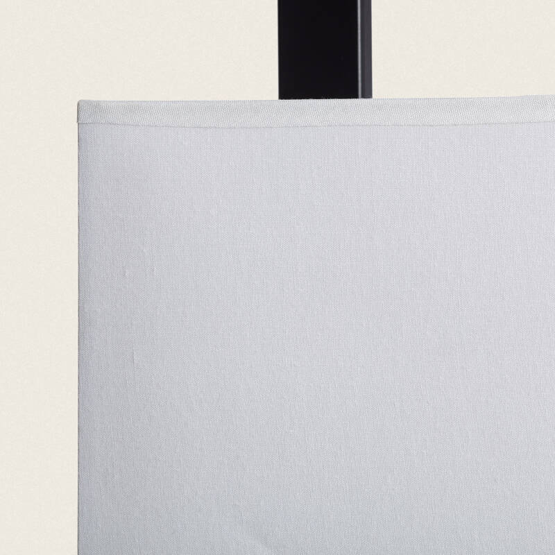 Image of Malena Metal & Fabric Table Lamp with USB Port & Tactile Switch 