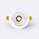 Afbeelding van Downlight COB Rond Richtbaar LED 12W Wit Zaag maat Ø 90 mm No Flicker