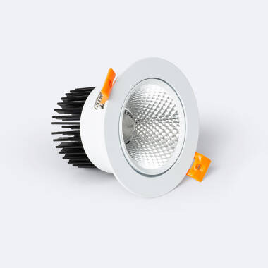 Downlight COB Rond Richtbaar LED 12W Wit Zaag maat Ø 90 mm No Flicker