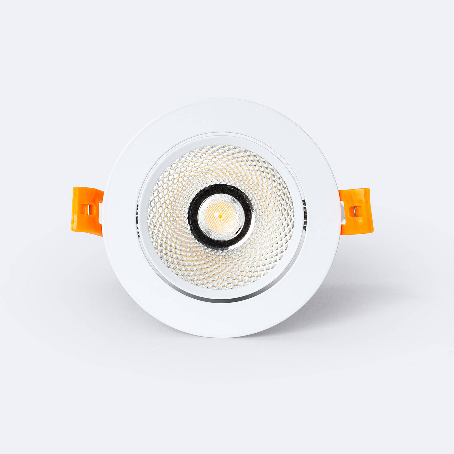 Oczko Downlight LED 12W COB Nastawne Okrągłe (UGR19) Białe Średnica Wycięcia Ø 90 mm Anti Flicker - widok szczegółowy