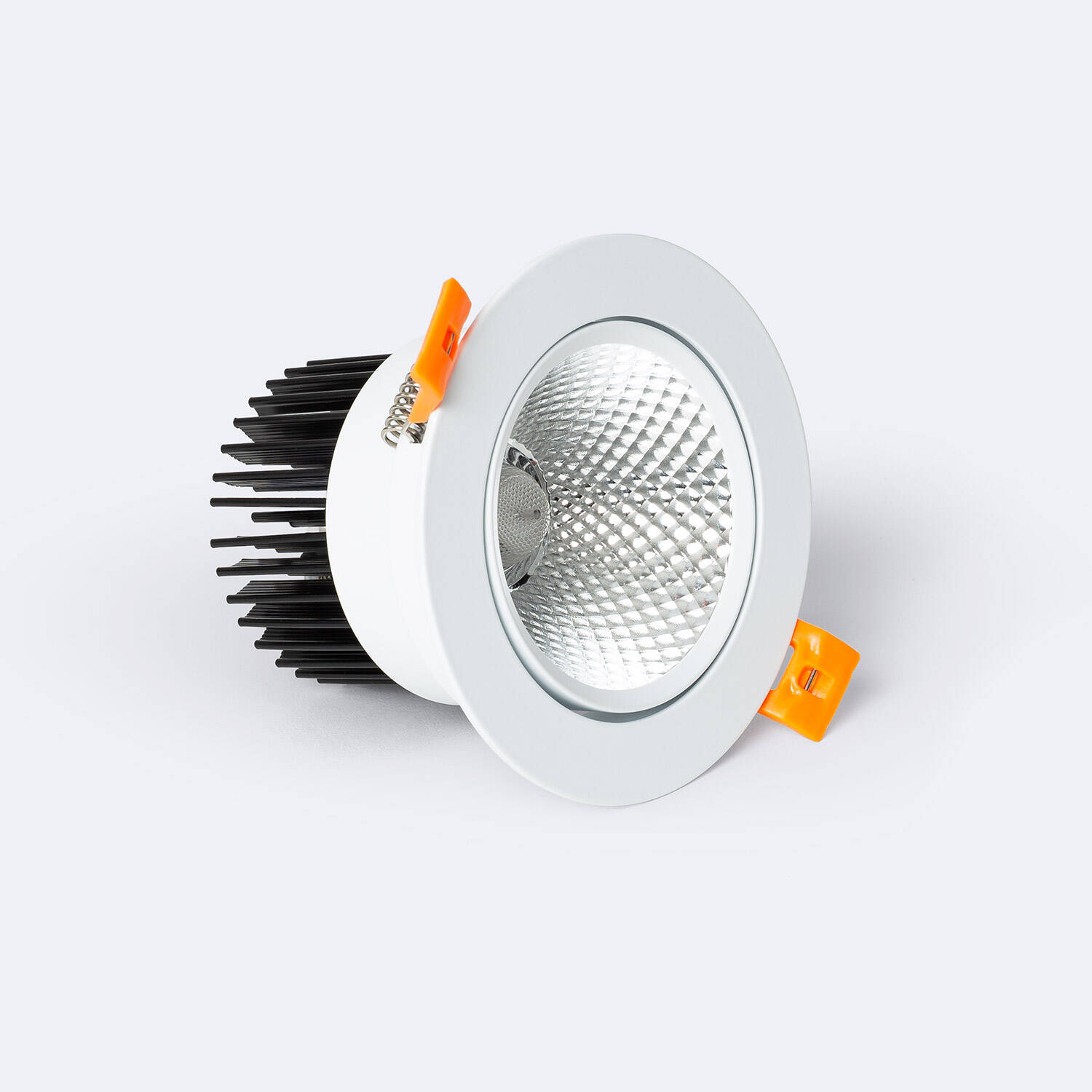 Oczko Downlight LED 12W COB Nastawne Okrągłe (UGR19) Białe Średnica Wycięcia Ø 90 mm Anti Flicker