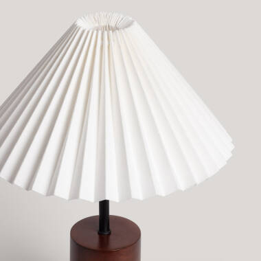 Image of Leonessa Wood Table Lamp ILUZZIA 