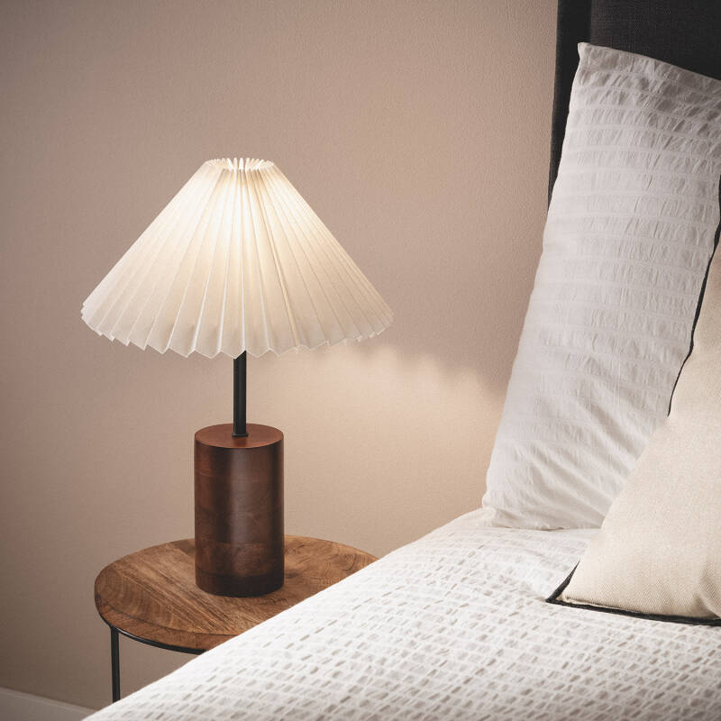 Leonessa Wood Table Lamp ILUZZIA 