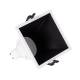 Image of Square Tilting 6W LED Downlight 85x85mm Cut Out 45º GU10 Low UGR PC