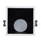 Obrázek Stropní Podhledové Downlight LED Svítidlo 6W GU10 45º Čtvercové Výřez 85x85mm Nízky UGR PC 