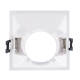 Obrázek Stropní Podhledové Downlight LED Svítidlo 6W GU10 45º Čtvercové Výřez 85x85mm Nízky UGR PC 