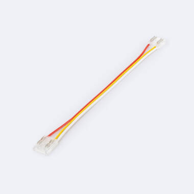 Dubbele Connector met Kabel voor LED Strip CCT 24V DC COB IP20 Breedte 10mm