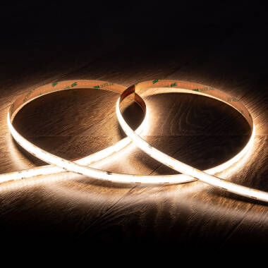 5m 24V LED Strip COB in CCT 560LED/m 10W/m 900lm/m 10mm Wide Cut at Every 2.5cm IP20 CRI90