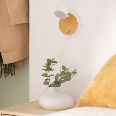Applique LED 5W in Metallo con interruttore Serifos