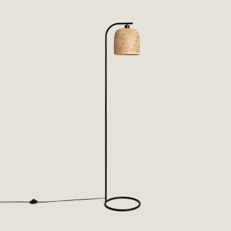 Image of Adola Bamboo Floor Lamp 