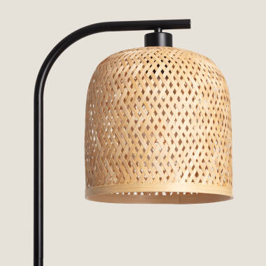 Image of Adola Bamboo Floor Lamp 